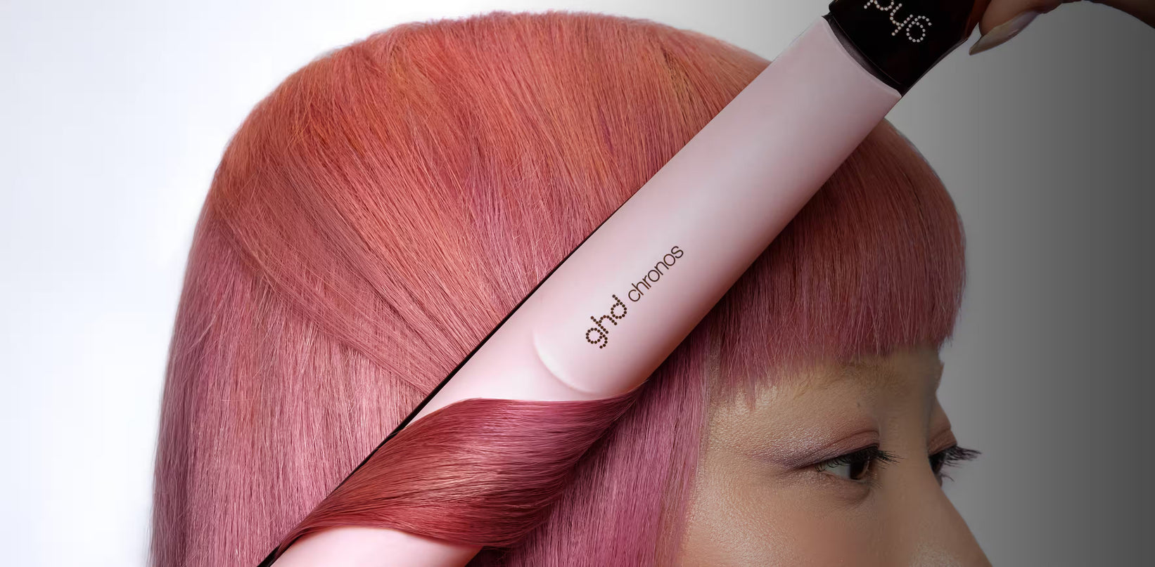 LISSEUR CHRONOS - ROSE CLAIR À PLAQUES CLASSIQUES (26 mm)