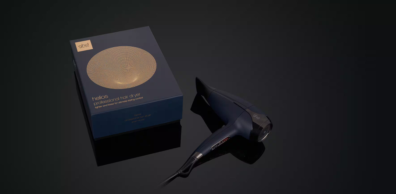 SÈCHE-CHEVEUX PROFESSIONNEL HELIOS - BLEU MARINE