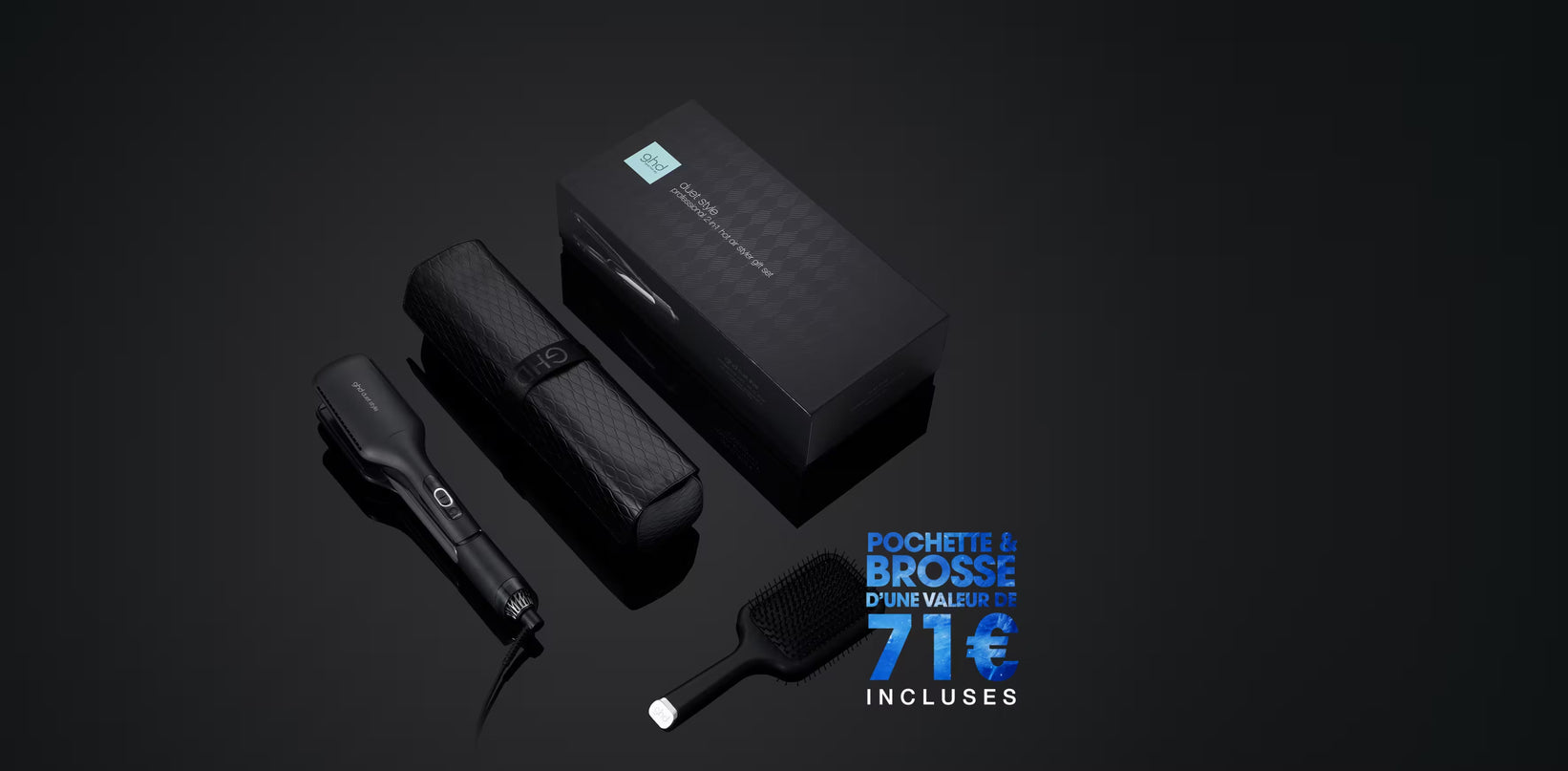 COFFRET LISSEUR SÉCHANT 2-EN-1 DUET STYLE NOIR