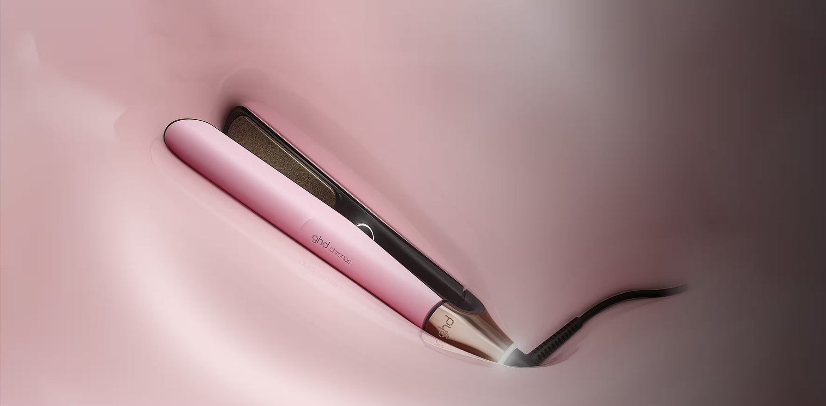 LISSEUR CHRONOS - ROSE CLAIR À PLAQUES CLASSIQUES (26 mm)